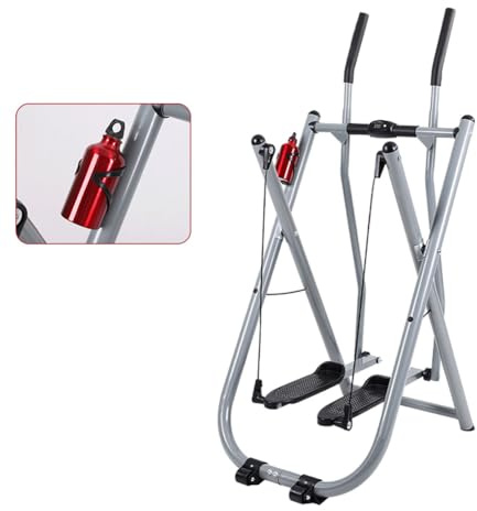 Elliptisk maskin – vikbar träning crosstrainer för hemmagym, viktkapacitet 129 kg