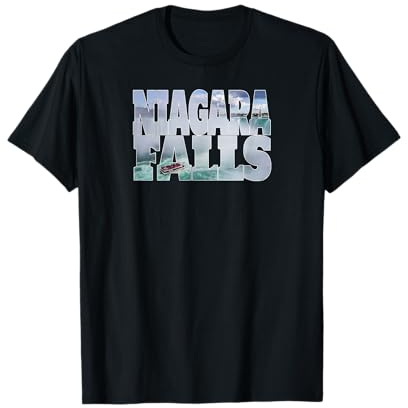 Niagara Falls Maid of Mist Waterfall Boat Tourist Souvenir T-Shirt