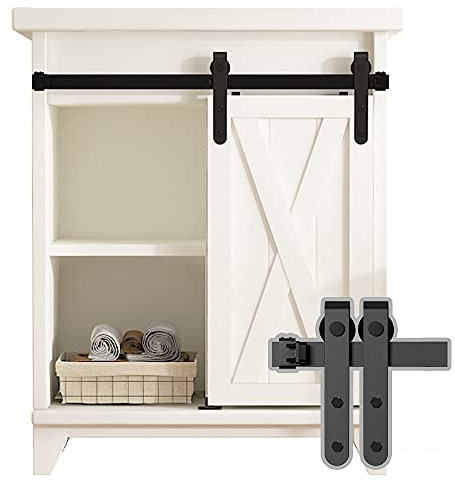 skysen YKD2 Schiebetür-Hardware-Kit für Einzeltür, Schrank, Schiebetür, Hardware für Kleiderschrank, Fernsehtisch, 1,8 m