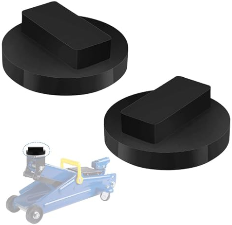 SUJEBKC 2 Pcs Wagenheber Gummiauflage Gummiauflage Wagenheber Wagenheberauflage Gummi Unterstellbock Gummiblock