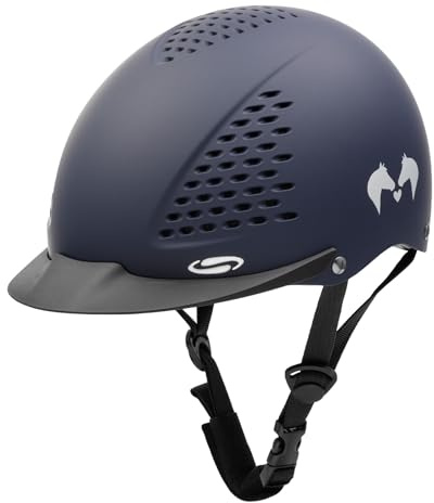 SWING H23 Classic - Casco de equitación (51-54 cm), color azul