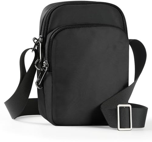 Tibroni Anti Diebstahl Umhängetasche Chest Crossbody Bag Herren Schultertasche mit Reißverschluss Lock, RFID-Blockierung & Wasserdicht Sling Bag Tasche Klein Handtasche