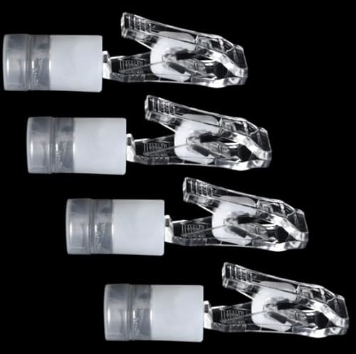 Clip magnético para alimentación de peces de algas marinas, acuarios de agua salada, abrazadera magnética para alimentador de verduras, accesorios para peces, producto patentado (4 clips magnéticos