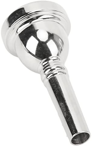 Jeffergarden Boquilla de Trombón para Trombón Alto, Boquilla de Repuesto de Cobre, Sonido Estable para Estudiantes y Músicos (SILVER)