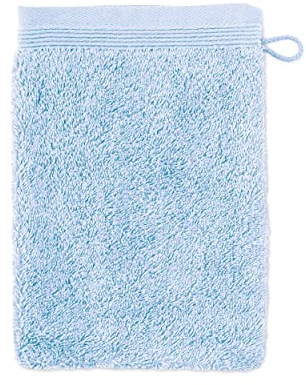 möve Superwuschel Waschhandschuh 20 x 15 cm aus 100% Baumwolle, aquamarine
