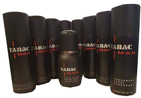 Tabac Man Set bestehend aus 30 ml Eau de Toilette Spray + 8 x Deo-Spray a 50 ml Reisegrösse