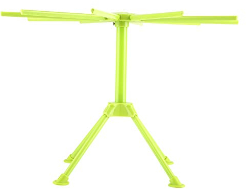 Estante de secado de fideos Pasta de espagueti casera Estante de secado de fideos Secador de pie Estante de secado plegable Herramientas de cocina(Verde)