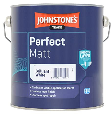 Johnstones Perfect Matt Brilliant White 2.5L