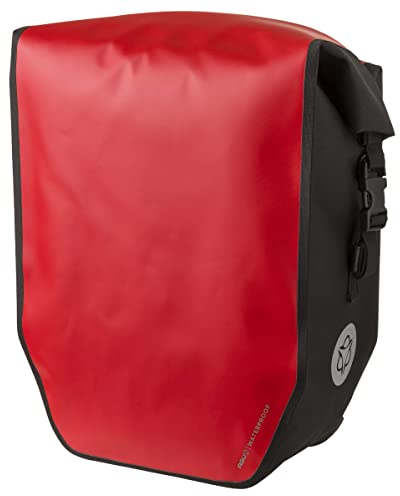 AGU Clean Einzelne Fahrradtasche Shelter Click'nGo Large Red 21L
