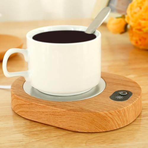 Coffee Mug Warmer, USB Cup Warmer for Desk Portable Tea Warmer 55-65℃ Constant Temperature Coffee Cup Heater Warmer Sense Switch for Coffee Milk Tea Home Office