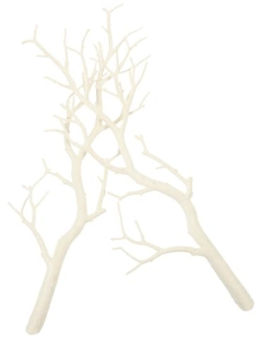 AOKWAWALIY Paquete de 2 ramas secas, ramas de emulación, ramas artificiales secas, decoraciones de Navidad, ramas de árbol, centros de mesa para bodas, decoración botánica, centro de mesa