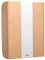 KEMMLIT Wickeltisch Toledo Buche/klappbar platzsparend, Wandwickeltisch inkl. grauer Wickelunterlage, Wandwickelregal für öffentl. und priv. Bereich, TÜV, Wickelstation aus Formholz (Buche Weiß)