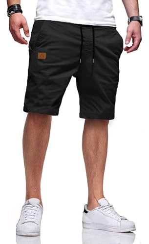 Tansozer Herrshorts sommar lediga shorts med fickor
