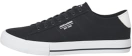 JACK & JONES Canvas Sneaker, Jfwryder Ln Baskets en Toile pour Homme, Bleu Marine, 42 EU