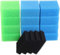 SANLILI Kompatibel Aquarium Filterschwamm Set für Juwel Compact/Bioflow 3.0 / M (4 x Blau Fein, 4 x Blau Grob, 4 x Grün Nitrat, 4 x Aktivkohleschwamm)