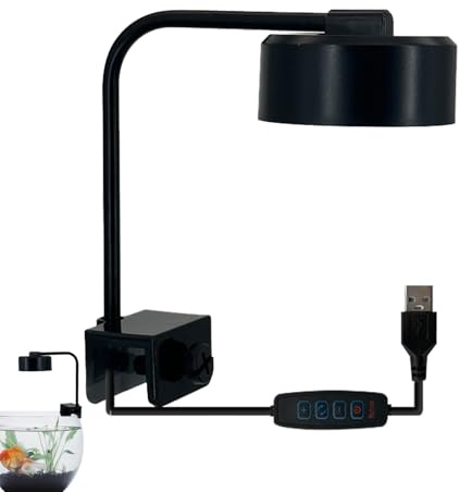 Akvariebelysning – liten akvarium lampa | vattentät multifunktionell akvarielampa med 3 lägen för sötvatten och saltvatten akvarium