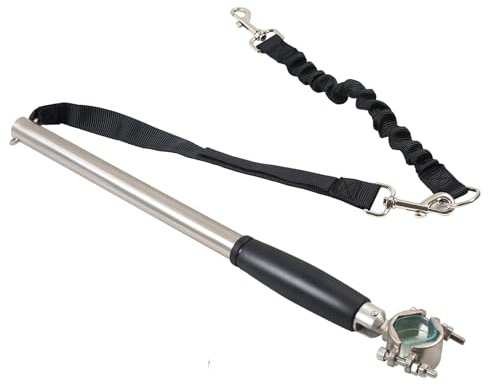 YedZen Laisse de vélo pour chien, rotative à 180 °, mains libres, avec mécanisme de fixation rapide, laisse de vélo pour chien sûre avec animaux de compagnie, pour l'entraînement, le jogging, le