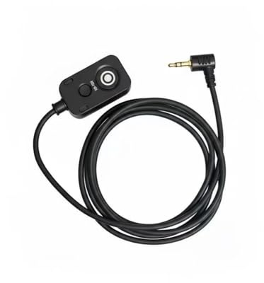 Shutter Release Cable Wired Remote Switch Cord Replacement RS-60E3 for Canon Rebel R6,R7,R8,R10,EOS RP,M5,M6, M6I1,77D,70D,80D,90D,750D, G1XIII,G3X,G5X,800D,SX50HS,SX60HS,200D,200DII