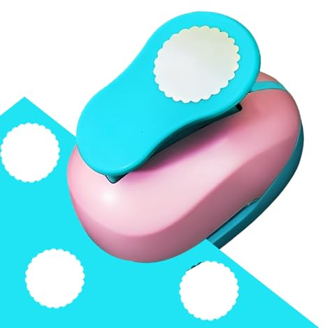 Perforator, bärbar och robust manuell skärmaskin, hålverktyg med runda och fyrkantiga hål, för kreativa projekt hemma eller i skolan
