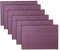 Tischset Platzset Platzmatte PP 1,5 mm 45 x 30 cm 6er-Set Rattan Echt Geflochten Farbe wählbar Lila