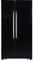 Montpellier M605K Black Side By Side Fridge Freezer