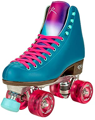 Riedell Rollers - Orbit - Patins à roulettes Quad pour Femmes d'extérieur | Lagon | Taille 10
