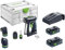 Festool Akku-Bohrschrauber C 18 HPC 4,0 I-Set (mit Akkupacks, Schnellladegerät, Werkzeugfutter, Magnet-Bithalter, Schnellspannbohrfutter, Winkelvorsatz, Exzentervorsatz, Bit,Gürtelclip), im Systainer