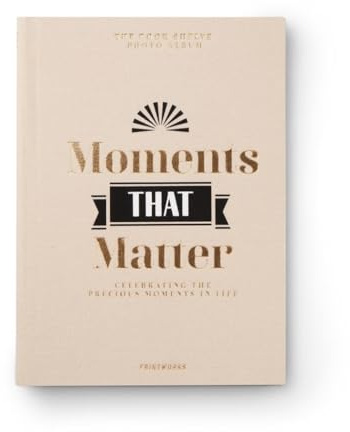 PrintWorks Bookshelf Alben - Moments that Matter Bookshelf Alben Foto Alben Home Interior Dekoration, PW00529, OneSize, Multi
