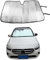 Parasol plegable para parabrisas de coche, visera reflectante para Benz Clase B W247 2020-2022, color plateado
