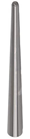 MUNEFE Stick per Allargare Anelli in Acciaio Inossidabile, Allargatore per Anelli per Gioielli, Strumento per Misurare Il Mandrino per La Creazione di Gioielli, Formatura di Anelli(18.5cm)