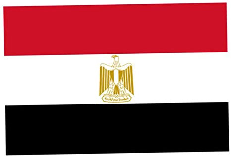 Drapeau égyptien Drapeau égyptien Polyester Egypte Drapeau égyptien des Fans du Drapeau National bannière pour Les événements Sportifs en Dehors des Drapeaux égyptiens 150x90cm