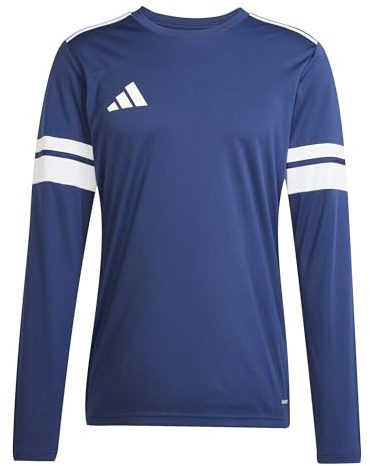 adidas Hombre Squadra25 Jersey Long Sleeve Shirt, Team Navy Blue 2 / White, XL