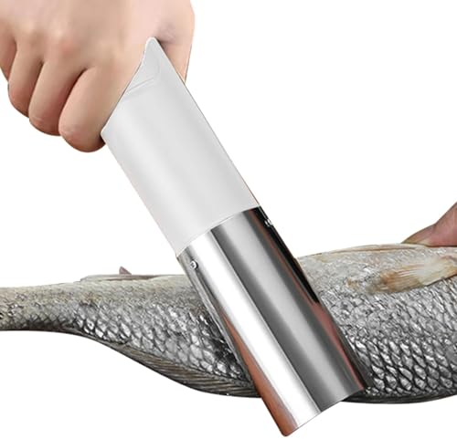 higyee Squamatore Elettrico per Pesci, Dispositivo di rimozione squamatore Elettrico | Scarper Remover 3000mAh Squamapesci Impermeabile,Raschietto per Pesce Portatile con Impugnatura ergonomica,