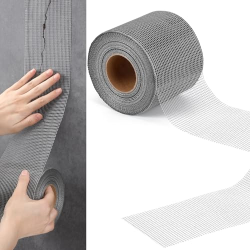 Innconee 150 ft x 4 Inch Cement Board Tape Self Adhesive Mesh Tape