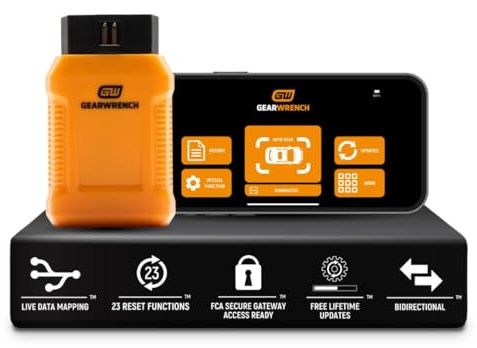 GEARWRENCH Professional Bi-Directional Diagnostic Scan Tool | GWSMARTBT