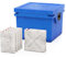 QOOL Kühlbox L | 43L | Made in Germany | blau | Hightech Kühlbox ohne Strom | Bis zu 10 Tagen autark | kühlen oder gefrieren | 10 Jahre Garantie (Box L | Frozen)