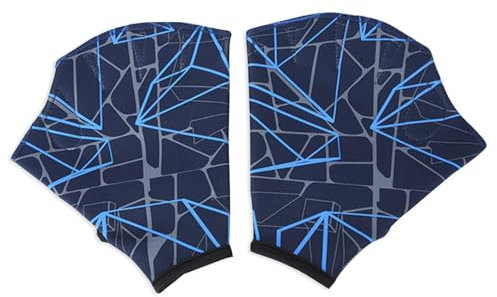 Handfenor för simning – simhandskar | unisex simträningshandskar med halvskuren design, webbed flippers paddel, anka tass webbed simhandskar, webbgroda simhandskar för vuxna barn