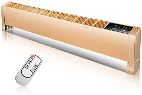 Heater electric Electric Heaters Baseboard Convection Heaters Smart Skirting Board Convector Heater Home Whole House Heating Constant Temperature with Remote Control Safety Child Lock 2200