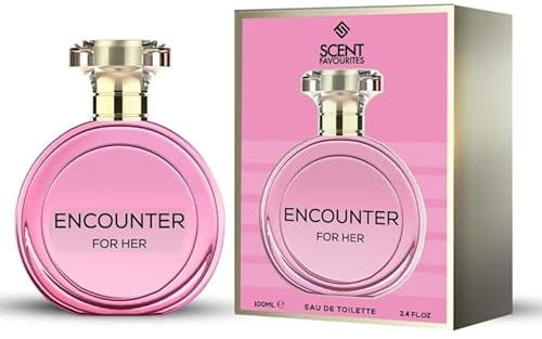 New Elegant, Sophisticated Perfume Scent Favourites Encounter For Her EDT 100ml With Top Notes Of Jasmine And Rose Essence Long-Lasting, Alluring Fragrance A Beautiful Gift for Any Occasion -A15