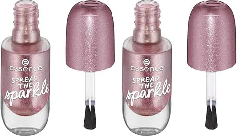 Essence Cosmetics Gel Nail Colour Esmalte De Uñas, De Larga Duración, Expresión Del Resultado, Secado Rápido, Brillante, Color Intenso, 8 ml (Paquete de 2)