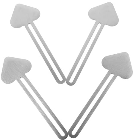 Hemobllo Spremi-tubetti Manuale in Metallo per Pigmenti Artistici, Set da 4 Pezzi a Forma di Cuore, Rullo per Tubo di Vernice Compatto e Portatile per Pittura ad Acquerello, Olio