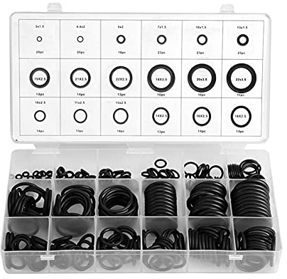 279 Stück/Set O-Ring-Dichtungsring aus Gummi, Sortiment von 18 Größen für Reparatur von Auto-Ersatz