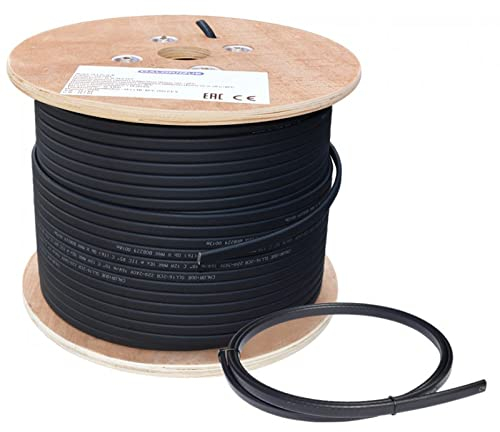 CALORIQUE SLL Cavo scaldante autoregolante - 20W/m - per la protezione dai danni causati dal gelo di grondaie ed esterni - Riscaldamento ausiliario - Funzionamento antigelo