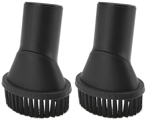 LT Easiyl 2 st dammsugarborste rund dammborste dammsugare fäste rund dammborste kompatibel med 35 mm/1,38 tum inre dammsugare