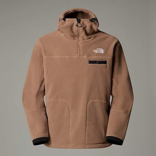 THE NORTH FACE NF0A8BJZ6IH U NSE FLEECE ANORAK JACKET Giacca Uomo Latte Taglia L