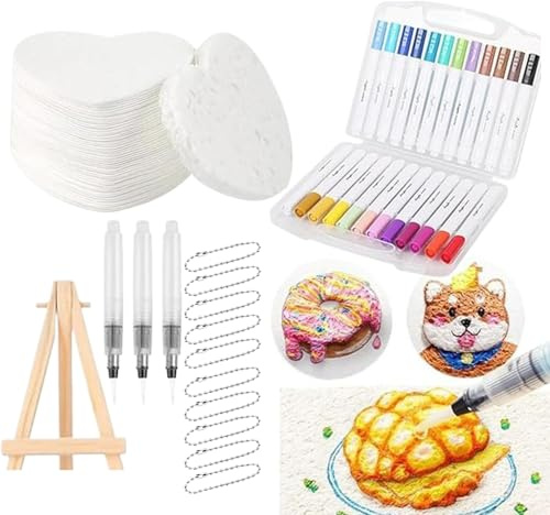 Pintura hinchada, lápiz de espuma 3D con efecto, materiales de arte 3D lienzo para escuela, viajes, adultos, familia, muebles, ventanas, casa, decoración al aire libre