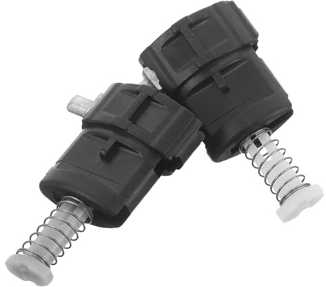 Abaodam 2 Pezzi Maniglia Valigia Ricambio in Pvc Nero con Lingua di Blocco e Facile Installazione, Accessorio per Riparazione Valigia e Uso in Viaggi