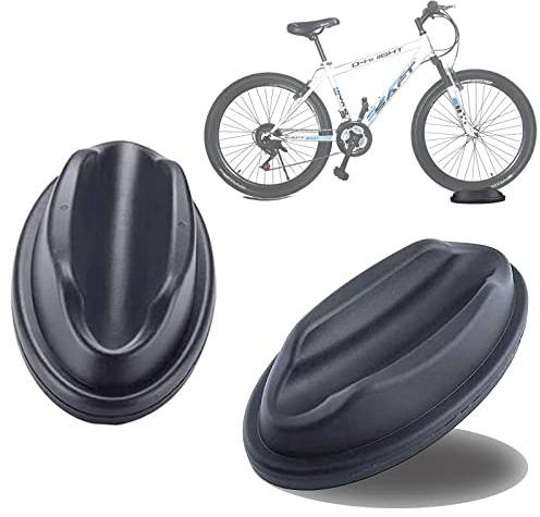 Supporto per Ruota Anteriore (2 pezzi) supporto rialzato con blocco per ruota anteriore della bicicletta, per pedalare in ambienti interni, per allenamento