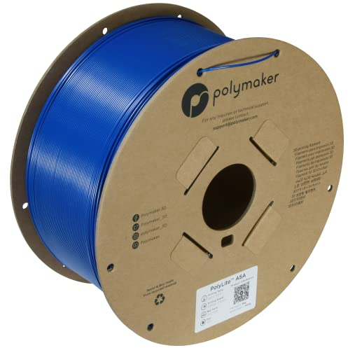 Polymaker PF01033 Filament ASA UV-beständig, witterungsbeständig 1.75mm 3kg Blau PolyLite™ 1St.