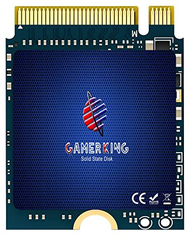 GAMERKING 512GB M.2 2230 SSD NVMe PCIe Gen 3.0X4 Internal Solid State Drive Compatible with Steam Deck/Microsoft Surface pro 8/pro 7+/pro X/laptop3/laptop4(M.2 2230 PCIe 512GB)